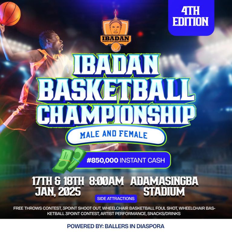 Get Ready to Dunk! 4th Ibadan Basketball Championship Tips Off January 17th