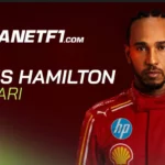 Lewis Hamilton has driven a Ferrari Formula 1 car for the first time at his new team's test track in Italy.