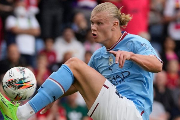 Manchester City striker Erling Haaland