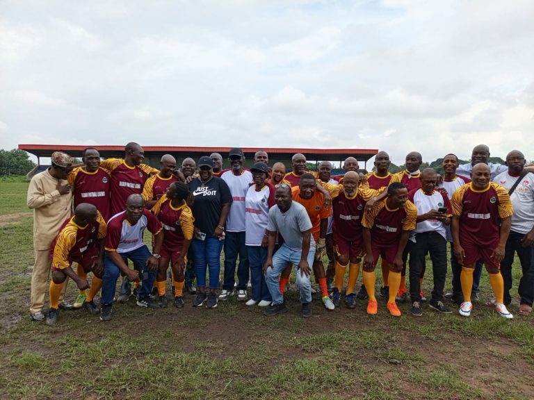 Soccer Ambassadors Edge Ibadan Football Legends 1-0 in Thrilling Tribute to ‘Slow Poison’ Otubusen at 80